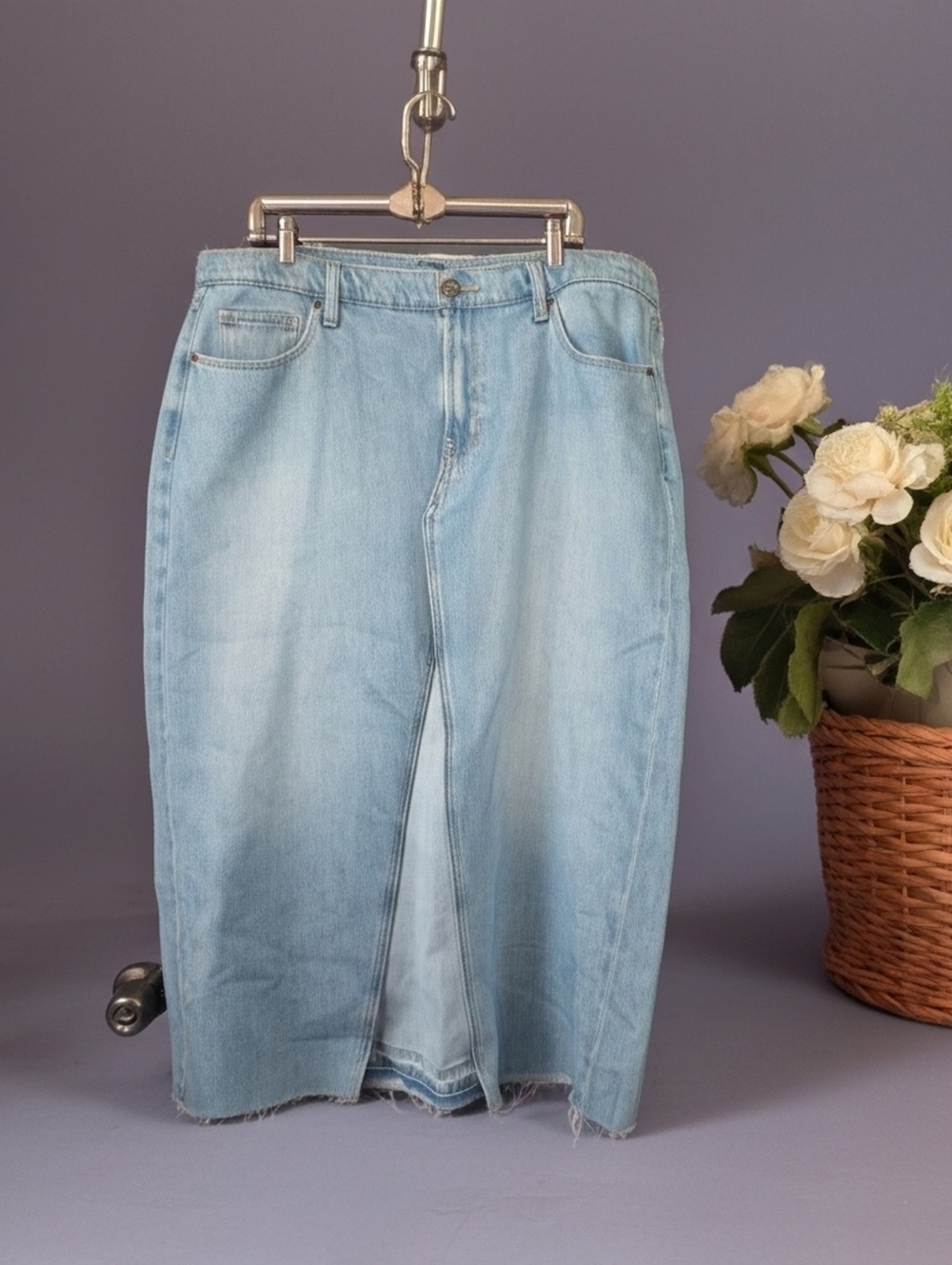 Old Navy Maxi Denim Skirt